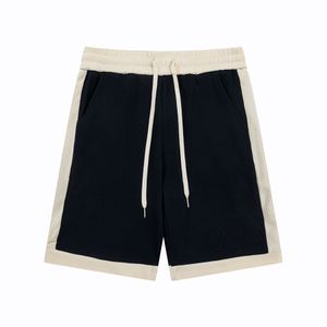 23ss Nouveau femmes hommes pantalons courts épissure broderie gaufre shorts sport taille élastique en plein air cinquième rue mode décontracté pantalons de survêtement en vrac Tjammkz77