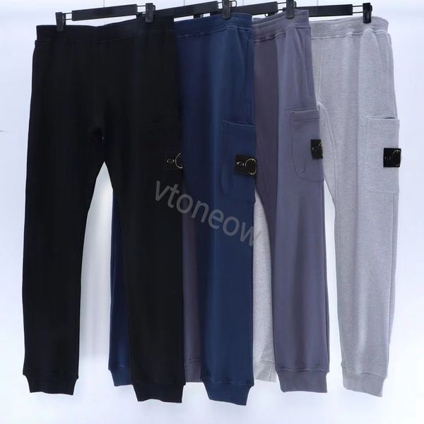 23ss Pierres les plus récentes Pantalon de yoga teint en vêtement Pantalon cargo Pantalon de poche à une lentille Pantalon tactique pour hommes en plein air Survêtement en vrac îles Taille M-XXL