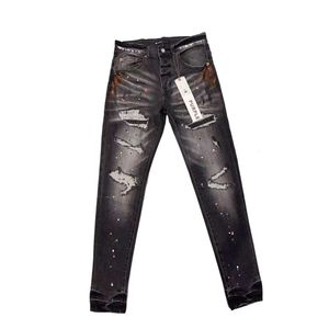 23ss Violet Denim Pantalons Hommes Jeans Designer Jean Hommes Pantalons Noirs Haut de gamme Qualité Droite Conception Rétro Streetwear Casual