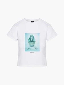 23ss Réalisation par Femmes Designer T-shirt Lion Figure Imprimer Mode Tops T-shirt à manches courtes Femme