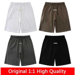 23SS High Street Reflective Essentiel Shorts Men's Casual Sports Sports Style Loose de gran tamaño