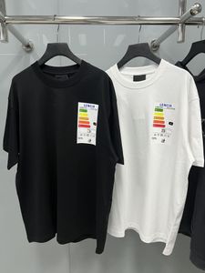 23ss koelkaststicker bedrukt OS loszittend T-shirt met korte mouwen voor geliefden