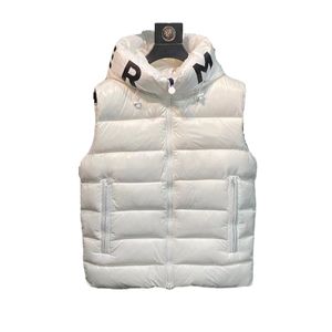 23SS Cabille sans manches simples automne hiver nouveau canard blanc canne à capuche hommes et femmes avec la même mode lâche épaissie S-2xl