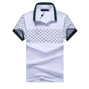 23SS Summer Brand Kleding Luxe ontwerper Polo Shirts Heren Casual Polo Fashion Snake Bee Print Borduurwerk T Shirt High Street Mens Polos
