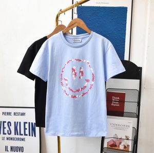 23ss zomer nieuwe ga ni Dames t-shirt Designer Shirts merk Womens Casual gedrukt glimlach gezicht stijl Losse Mode Dames t-shirt met korte mouwen tees tops voor dames