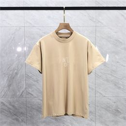 23SS Summer USA Back 3D Logo Tee Plus Size Men T Shirt Street Skateboard Casual katoen T -shirt Nieuwe kleuren