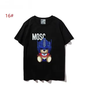 23ss Sunmmer Dames Heren Ontwerpers T-shirts T-shirts Mode Brief Afdrukken Korte mouw Lady Tees Luxe Vrijetijdskleding Tops T-shirts Kleding Moschino tz