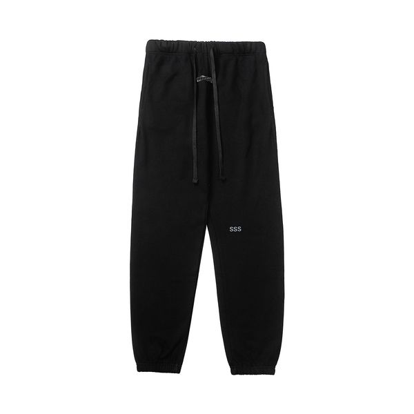 23ss sweatpants homem designer preto conjunto essencial calças calças de design de carta calças esportivas calças de quatro estações confortáveis calças largas corredores múltiplas cores
