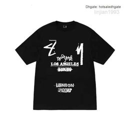 23SS SY MENS T-shirt de haute qualité Tess Designer Fashion Casual Fashion Sleeve Europe Amérique Men Femmes Round Neck Tshirts Us Taille S-XL DRXU