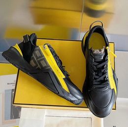23SS Top Luxe Flow heren sneakers schoenen Zipper Rubber Mesh Runner Sports Lichtgewicht Skateboard Walking Runner Sole Tech Comfort Trainer EU38-46