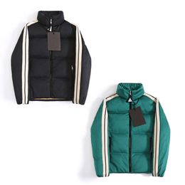 23SS Varsity Parka Designer Sorwear Men Colorful Stripe Couches broderie Palm Vestes Coat Hooded Down Cotton Veste Top Version Super JacketStop