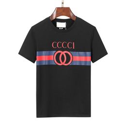 23ss version Double boule lettre impression t-shirt créateur de mode de luxe pour hommes vêtements d'été t-shirt paris casual coton tee top t shirtsLOL