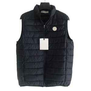 23SS Winter Fashion Mens Vesten Outerwear Lichtgewicht Mannelijke jassen Warm mouwloos vest Winddicht overjas Outdoor klassieke Casual warmte winters jas mannen kleding