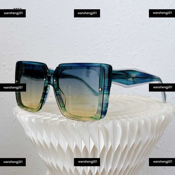 23ss femmes et hommes lunettes de soleil design lunettes de cadre transparent dégradé accessoires en option multicolores y compris étui à lunettes nouveau arri