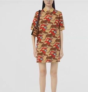 23SS Dames Casual Jurken Designer Jacquard gebreide rok T shirts zomer rechte jurken t-shirt