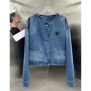 23 Vrouwen Jackets denim lange mouwknop brief herfst lente jas mode jeans jas klassieke windbreaker jassen ontwerp