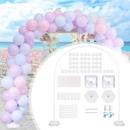 24 18m ballonboogbeugel met basis is geschikt voor bruiloften Verjaardagen Babyfeesten en afstuderen zonder bal 240510
