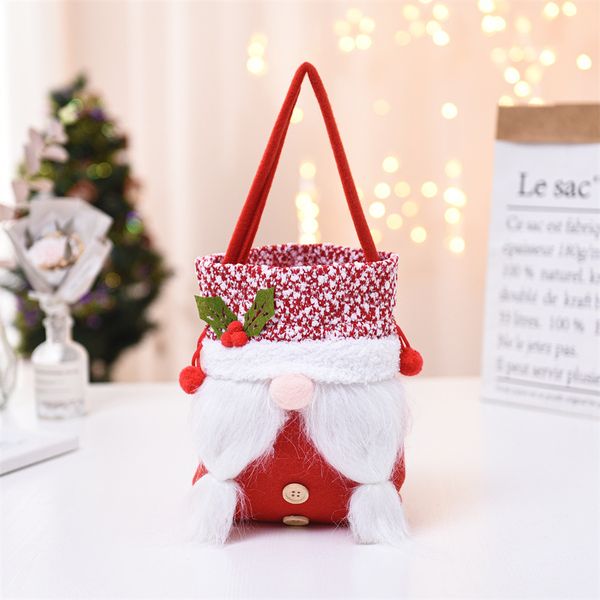 24*20cm sacs de noël grands pour cadeaux et cadeaux décorations d'arbre de noël ornements de décoration d'intérieur CO537