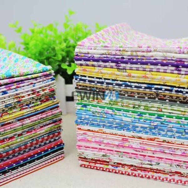 24*20 cm coton tissu Design fleur série Patchwork tissu gros artisanat Quater Bundle couture pour tissu 50 pcs/lot