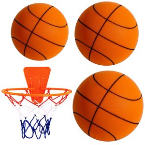 24/11/11/18 cm Basketball silencioso en interiores rebotando balón mudo mudo espuma suave de baloncesto infantil Juego de juguetes de juguete Basket Basks