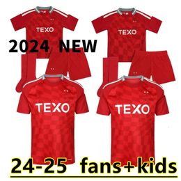 24 25 Jerseys de fútbol de Aberdeen Mivski Barron Shinnie Clarkson Sokler Morris Donald Duk Doohan Besuijen Poara Duncan 2024 2025 Men Kit Kit Football Camiseta