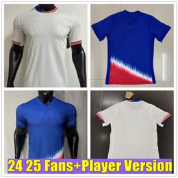 24 25 Amerika Voetbalshirt PULISIC MCKENNIE Voetbalshirt SPELER Mannen Kit THUIS Weg Verenigde Staten Camisetas USA Futbol