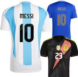 24 25 ArgEntiNa 2024 Local visitante portero Jersey J.Aarez Camisetas de fútbol DI MARIA DYBALA MARTINEZ E.Fernandez MARADONA Hombres Niños kit Camisetas de fútbol