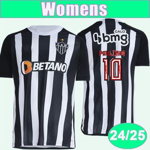 24 25 Atletico Mineiro dames voetbaltruien Hulk vargas Paulinho G. Arana Saravia M. Zaracho Home Football Shirts Shirts Short Sleeve Uniformen