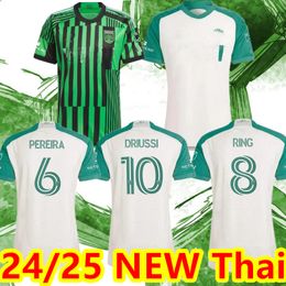 24 25 Austin FC soccer jerseys home 2024 Faez Rigoni Zardes Driussi PEREIRA GALLAGHER football shirts fans player version thailand quality men size s-xxl