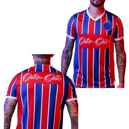 24-25 Bahia Accueil Maillots de football de qualité thaïlandaise personnalisés Concevez votre propre 9 Gilberto 10 Rodriguinho 11 Rossi 24 Flavio sports en gros populaire DHgate Discount