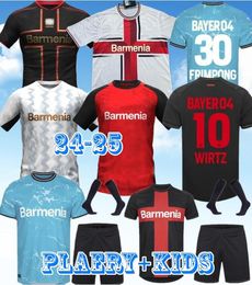 24 25 Bayer 04 Leverkusen Soccer Jerseys X H A K A Boniface Palacios Wirtz Grimaldo Hofmann Hincapie Tapsoba Schick Frimpong 23 24 25 Men Kids Special Football Shirts