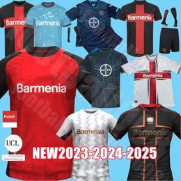 24 25 Bayer Leverkusen Soccer Jerseys Wirtz Boniface Frimpong Hincapie Hofmann Tapsoba Schick Palacios Grimaldo 23 2025 2024 Home Away 3rd Mens Football Shirts 4xl