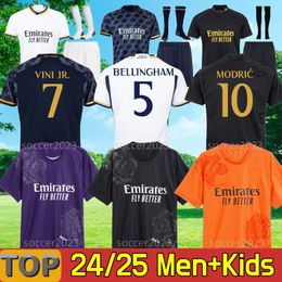 24 25 Bellingham Mbappe Real Madrids Soccer Jersey 2025 Y-3 Kid Kit 2023 2024 Home Away Third Fourth Y3 Football Shirt Camisetas Rodrygo Vini Jr Modric Kroos