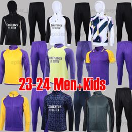 24 25 Ensembles de football BELLINGHAM Manches longues VINI JR.2024 2025 KROOS RODRYGO TCHOUAMENI Survêtements Chemises de football Manches courtes NACHO Maillots de football Adultes Hommes Enfants Kits