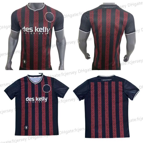 24 25 Maillots de football BohemianS FC 23 24 Bohemians 100e anniversaire Maillot de football spécial Camiseta De Futbol Top Thaïlande