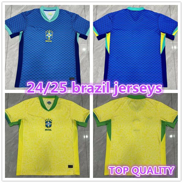 24 25 BRÉSIL maillots de football 2024 2025 RICHARLISON PAQUETA PELE VINICIUS maillot de football maillots MARQUINHOS VINI JR ANTONY SILVA DANI ALVES futbol shirt