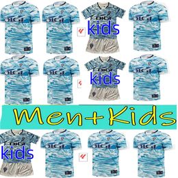 24/25 CADIZ Gloednieuwe Blue Soccer Jerseys Cadiz CF Negredo Camisetas de Futbol Lozano Alex Bodiger Juan Camiseta Special Men Kids Kit T.Bongonda Sobrino voetbal