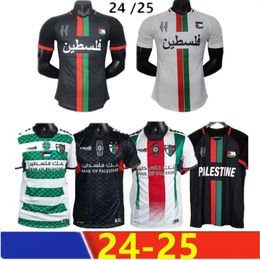 24-25 CD Palestino voetbalshirts Chili Carrasco Cornejo Salas Davila Farias Home Away 3e 2025 Palestina voetbalshirt 2024 2025