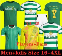 24 25 Celtes Soccer Jerseys Home Away Edouard Celtic FC 2024 2025 Joseph Football Shirt ElyouNoussi Turnbull ETI Christie Jota Griffiths Forrest Gueye689