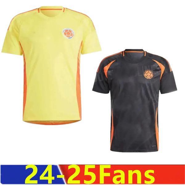 24/25 Colombia James Soccer Jerseys 2025 Columbia National Team Football Shirt Alejado Camisetas 2024 Copa América D. Valoyes Arango C. Chucho Cuadrado