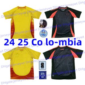 24 25 Colombianen voetbal jerseys 2024 2025 Falcao James Home Away voetbalshirt Cuadrado National Team Men Kit Camiseta de futbol Maillot de voetspelerversie
