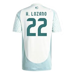 24 25 Copa Mexico Jerseys Mexico 2024 2025 Kit Football Shirt Red White Soccer Shirts Chicharito Lozano Men and Kids sets uniforme.33