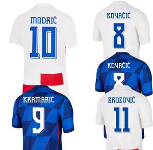 24-25 Jerseys de football en Croatie Croazia Modric Brozovic REBIC RÉBIC BREKALO KRAMARIC KOVACIQUE BUDIMIR VIDA FOOTBALLS CHIRTS YAKUDA THAI Quality Dhgate Discing