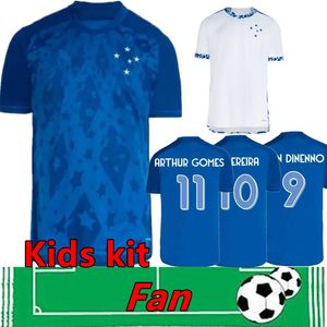 24 25 Cruzeiro Ec Soccer Jerseys Home Away Women Women Outubro Rosa Giovanni Edu Bruno Jose Adriano Camiseta de Raposas Shirts de football 2024 2025 Kid Kit Esporte Club