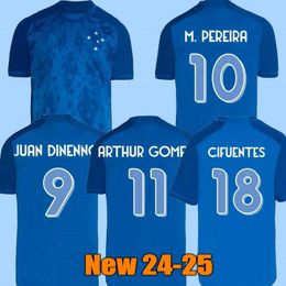 24 25 Cruzeiro Esporte Clube maillot de football à domicile 2024 2025 Accueil FRED ROBINHO NEVES maillot de football