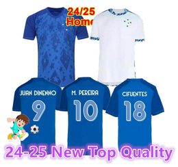24 25 Cruzeiro William Mens voetbaltruien Machado W.Ribeiro M.Vital 24 25 Home Away 3rd Special Editions Football Shirts Aldult Short Sleeve Uniforms889999