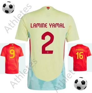 24 25 aanpasbare nummernaam high -end kleding Spaanse voetbal jersey heren- en dameshuis en weg kindervoetbaltrui Europees kampioenschap