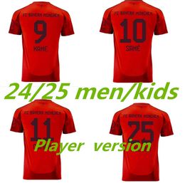 24 25 De Ligt Kane 9 Soccer Jerseys Sane Bayern tout premier Munich Danke Franz Gnabry Coman Dier Davies Kimmich Football Shirt Special 2024 Away Kids Uniforms Minjae 999