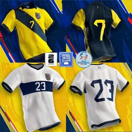 24 25 Jerseys de football d'Équateur 2024 2025 Valemncia Martinez Hincapie D. Palacios M. Caicedo Home Away 3rd Fotball Shirts Copa America