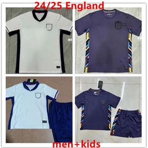 24/25 Jerseys de football en Angleterre 2024 2025 Kid Kane Kane Grelish Mead Foden Sterling Rashford Sancho Saka Boys National Football Shirts Uniforms